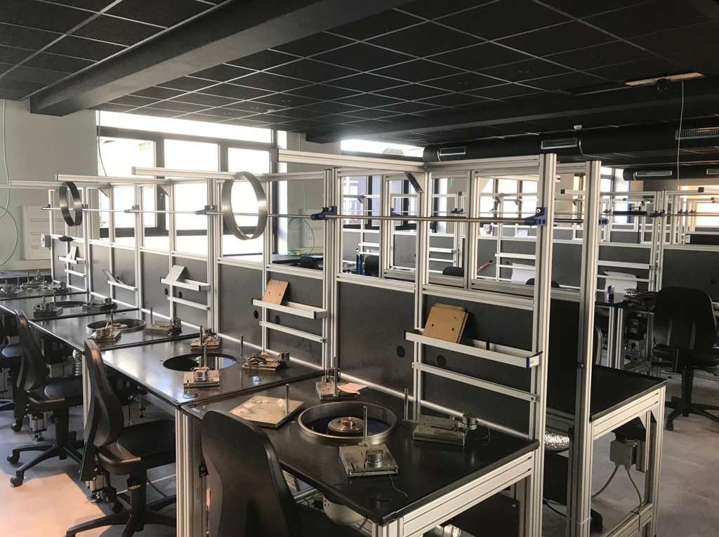 Factory setup diamond polishing